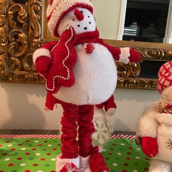 Christmas snowman decorations set of 4 - Picture 5 of 7